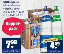 Getränkewelt Stiftsquelle mineralwasser Angebot