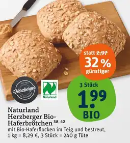 tegut Herzberger bio-haferbrötchen Angebot