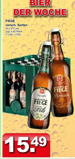 Getränkeparadies Gefromm Fiege pils Angebot
