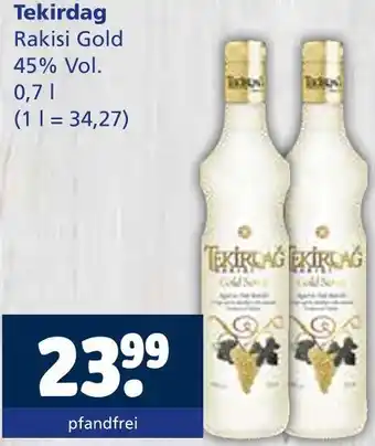Getränkewelt Tekirdag rakisi gold Angebot