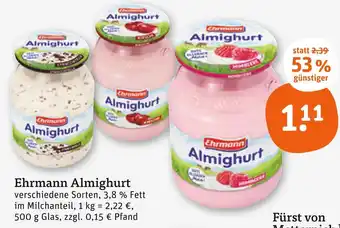tegut Ehrmann almighurt himbeere Angebot