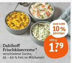 tegut Dahlhoff frischkäsecreme Angebot