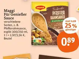 tegut Maggi für genießer sauce Angebot
