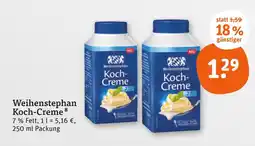 tegut Weihenstephan koch-creme Angebot