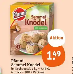 tegut Pfanni semmel knödel Angebot
