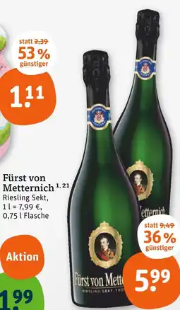 tegut Fürst von metternich riesling sekt trocken Angebot