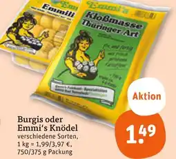tegut Burgis knödel Angebot