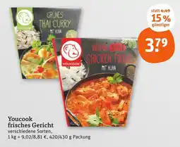 tegut Youcook grünes thai curry mit huhn Angebot