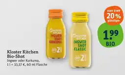 tegut Kloster kitchen ingwer shot kurkuma Angebot