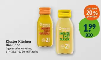 tegut Kloster kitchen ingwer shot kurkuma Angebot