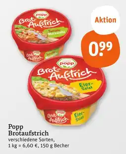 tegut Popp brotaufstrich Angebot
