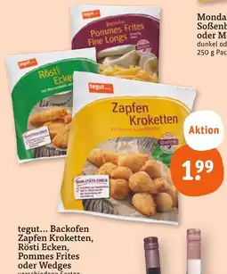 tegut Tegut... zapfen kroketten Angebot
