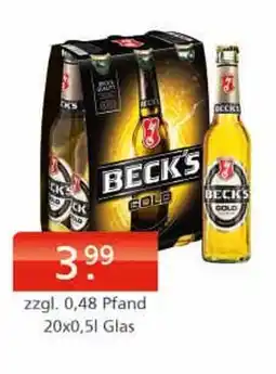 Getränkeparadies Gefromm Beck's gold Angebot