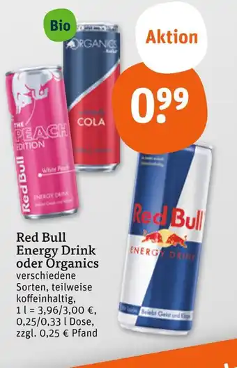 tegut Red bull energy drink Angebot