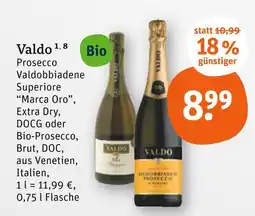 tegut Valdo prosecco valdobbiadene superiore 'marca oro' Angebot