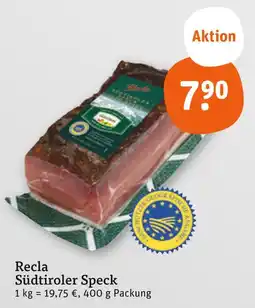 tegut Recla südtiroler speck Angebot