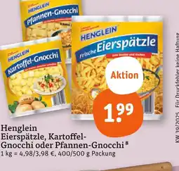 tegut Henglein frische eierspätzle Angebot
