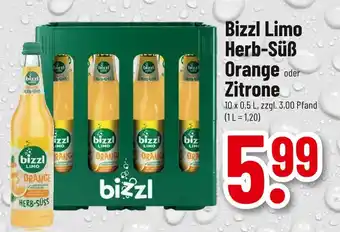 trinkgut Bizzl limo herb-süß orange Angebot
