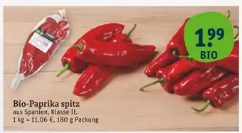 tegut Bio-paprika spitz Angebot