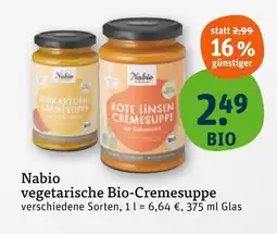 tegut Nabio süßkartoffel cremesuppe Angebot