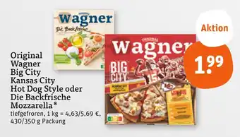 tegut Wagner big city kansas city hot dog style Angebot
