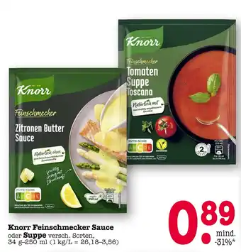 E-Center Knorr feinschmecker zitronen butter sauce Angebot