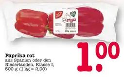 E-Center Edeka paprika rot Angebot