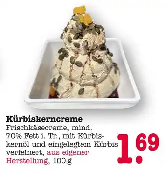 E-Center Kürbiskerncreme Angebot