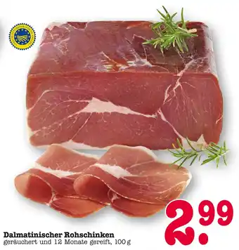 E-Center Dalmatinischer rohschinken Angebot