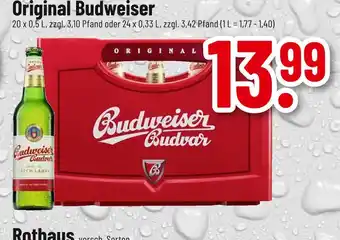trinkgut Budweiser original budweiser Angebot