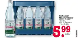 E-Center Rosbacher mineralwasser Angebot