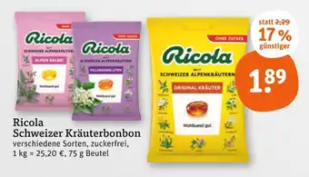 tegut Ricola schweizer kräuterbonbon alpen salbei Angebot