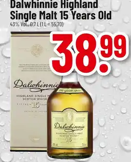 trinkgut Dalwhinnie highland single malt 15 years old Angebot