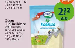 tegut Züger bio-reibkäse Angebot