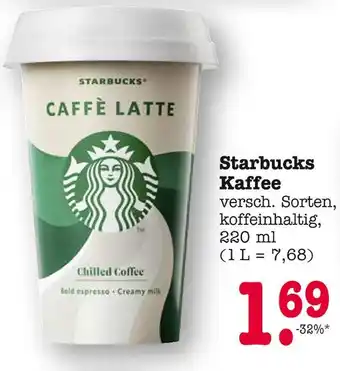 E-Center Starbucks kaffee Angebot