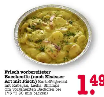 E-Center Frisch vorbereiteter baeckeoffe (nach elsässer art mit fisch) Angebot