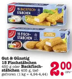E-Center Gut & günstig fischstäbchen Angebot