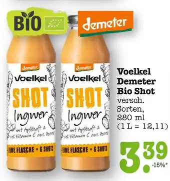 E-Center Voelkel demeter bio shot Angebot