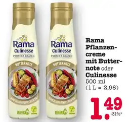 E-Center Rama pflanzencreme mit butternote Angebot