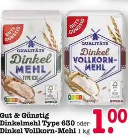 E-Center Gut & günstig dinkelmehl type 630 Angebot