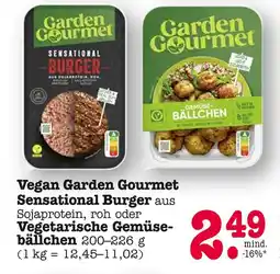 E-Center Garden gourmet sensational burger Angebot