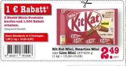 E-Center Nestlé kit kat mini Angebot