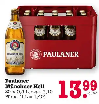 E-Center Paulaner münchner hell Angebot