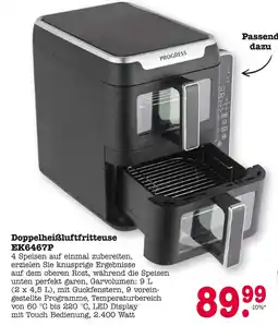 E-Center Progress doppelheißluftfritteuse ek6467p Angebot
