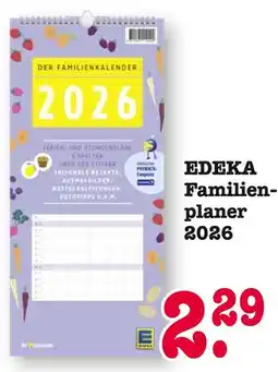 E-Center Edeka familienplaner 2026 Angebot