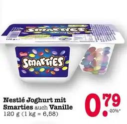 E-Center Nestlé joghurt mit smarties Angebot