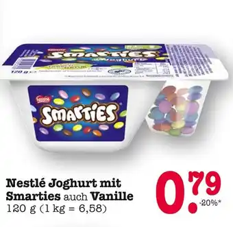 E-Center Nestlé joghurt mit smarties Angebot