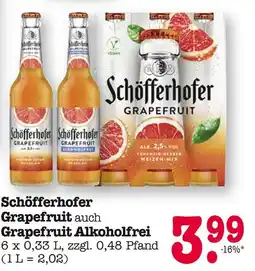 E-Center Schöfferhofer grapefruit Angebot