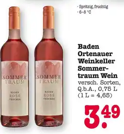 E-Center Baden ortenauer weinkeller sommertraum wein Angebot