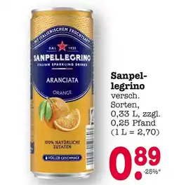 E-Center Sanpellegrino aranciata orange Angebot